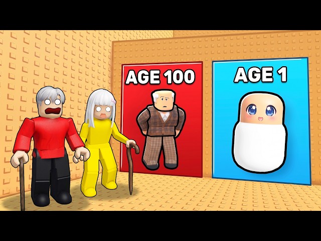 Perjalanan Yuta Mio Dari Bayi Sampai Jadi Tua Di Parkour Tower | ROBLOX