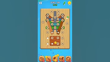 Wood Screw Puzzle – Stage 109 / Level 109 Solution | Easy Trick #WoodScrewPuzzle #PuzzleGame #Shorts