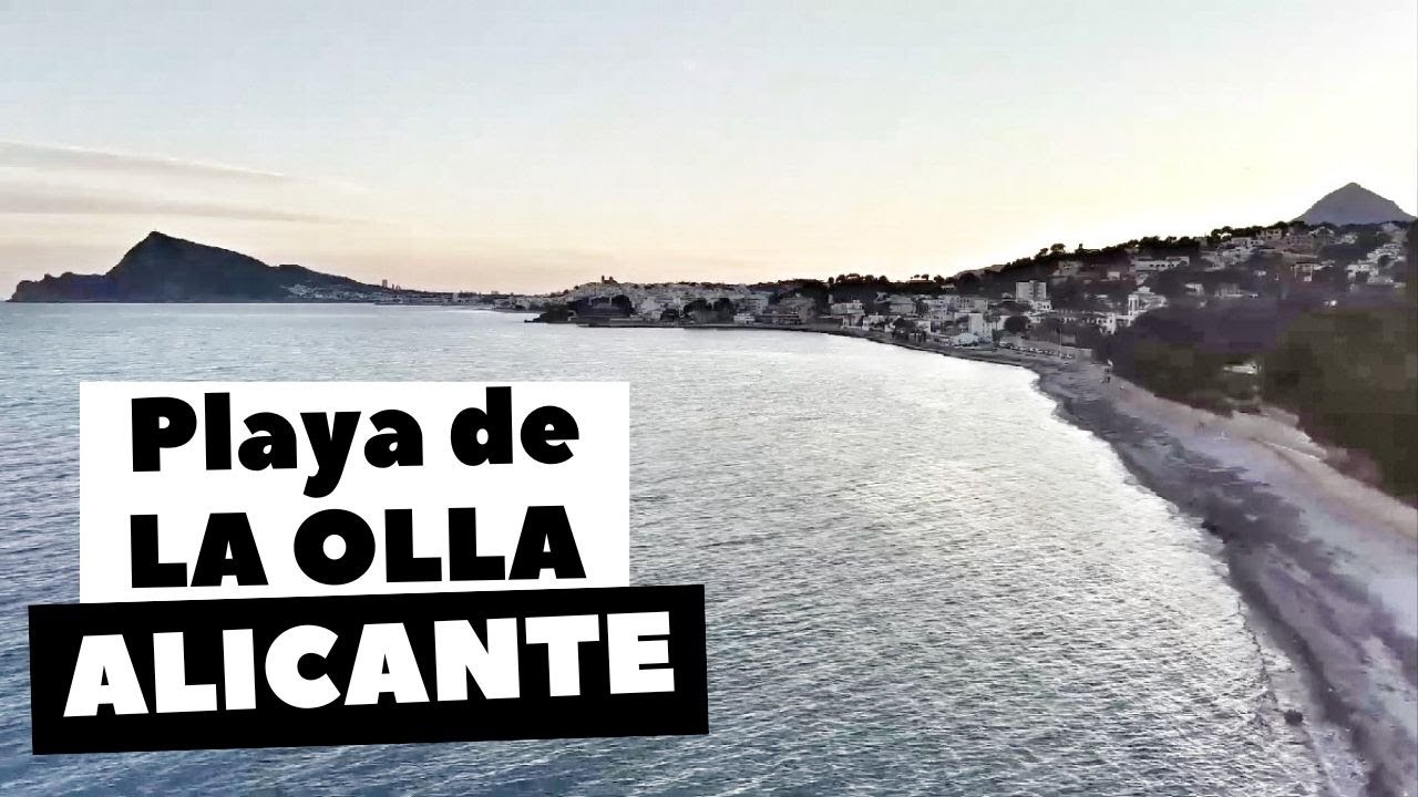PLAYA de LA OLLA en ALTEA 🔝 PLAYAS con ENCANTO en ALICANTE 😍 PLAYA para