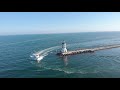 Point Vincente &amp; LA Harbor Lighthouse [4K] Drone Tour