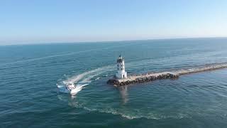 Point Vincente &amp; LA Harbor Lighthouse [4K] Drone Tour