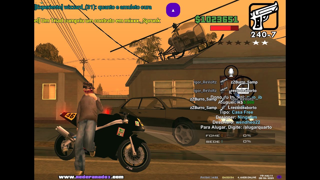 LIVE NO REDE PARADOX ROUBOS ON / ANDROID/PC