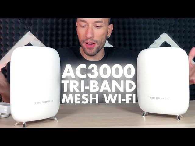 Taotronics Tri-Band AC3000 Whole Home Mesh WiFi Router - YouTube