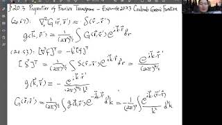 Arfken 7th Ed. Section 20.3 Properties of Fourier Transforms - Ex. 20.3.3 Coulomb Green's Function
