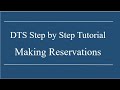 514th AMW DTS Step by Step Tutorial   Making Reservations in DTS image