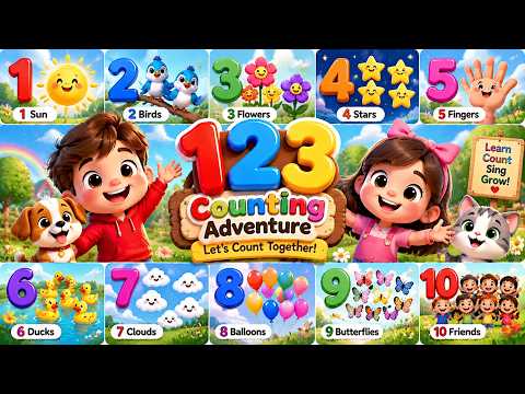 🎵 123 Counting Adventure – Let's Count Together