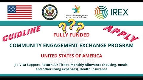 How to apply Community Engagement Exchange Program in USA | 2022 | Fully Funded |