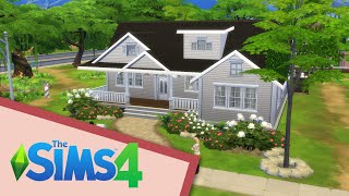 Base Game Craftsman House Speed Build 💖 | The Sims 4