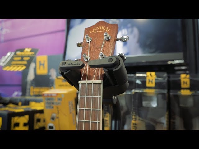 Hercules Guitar Stand and Hanger Upgrades at SNAMM 2018 