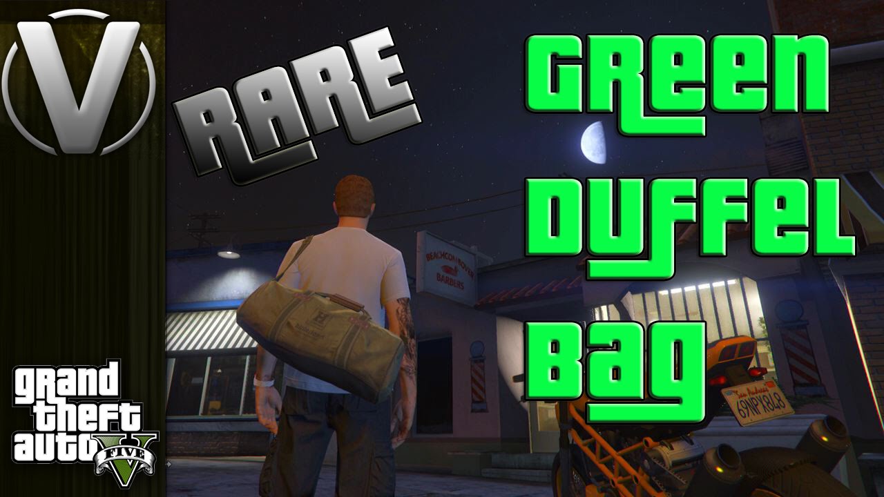 GTA 5 Online How To Obtain The RARE Green Heist Duffel Bag (GTA 5