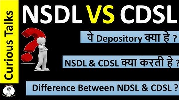 What is Depository Participant in Stock Market ? Depository ? NSDL & CDSL Difference in Hindi