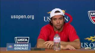 2009 US Open Press Conferences: F. Gonzalez (Quarterfinals)