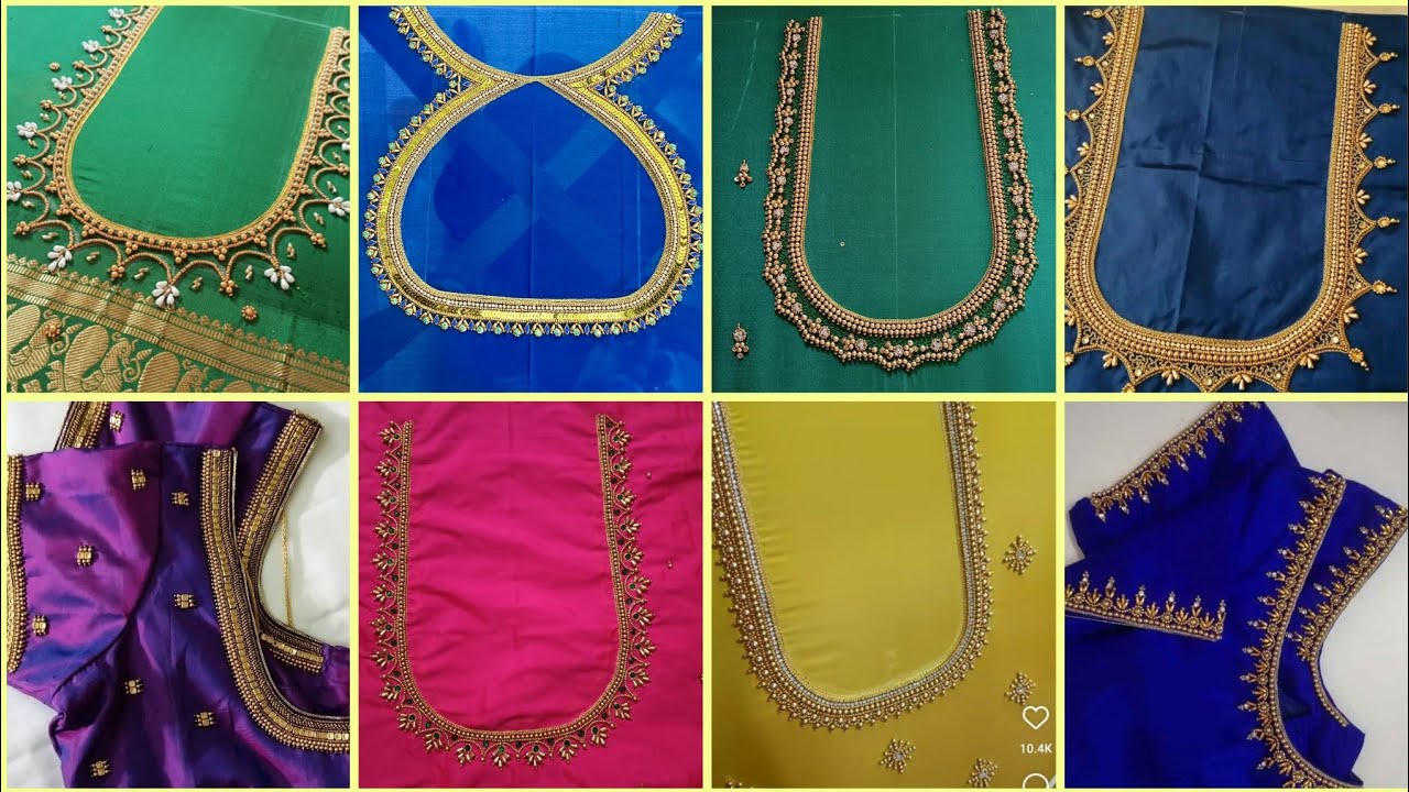 New Aari work  Bridal Blouse sleeves Designs | blouse designs new model / 