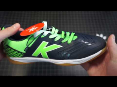Арт.: 55808-229. Футзалки Kelme K-PIVOT темно-синие с зеленым 😇