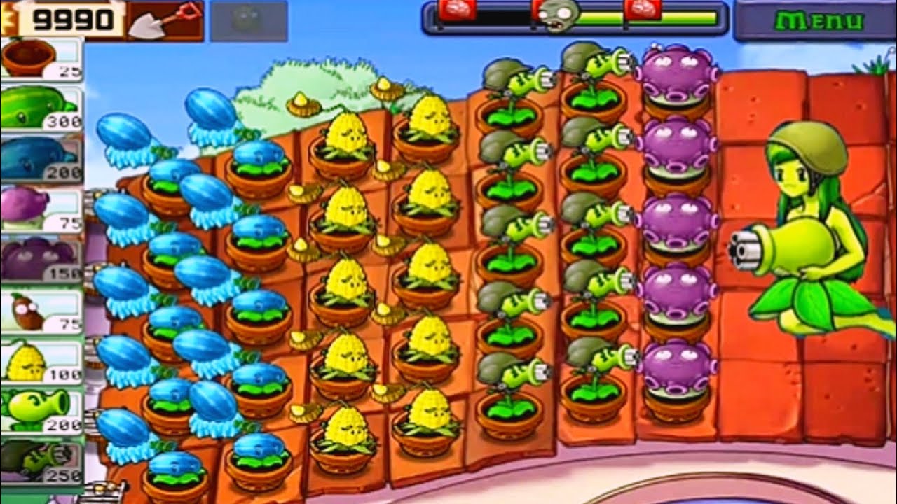 Plants vs Zombies Mini Games Pogo Party vs ZomBotany GAMEPLAY FULL HD 1080p 60fps YouTube