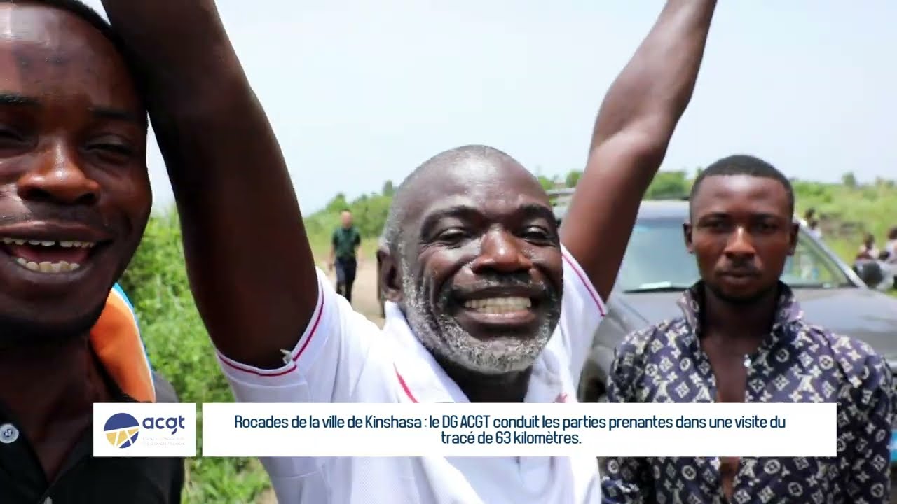 Les projets des rocades de Kinshasa : le DG ACGT conduit toutes les parties prenantes sur le tracé