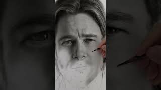 Brad Pitt Realistic Portrait