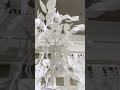 Raz 36" Set of 2 White Leaf Christmas Tree Spray F4633135