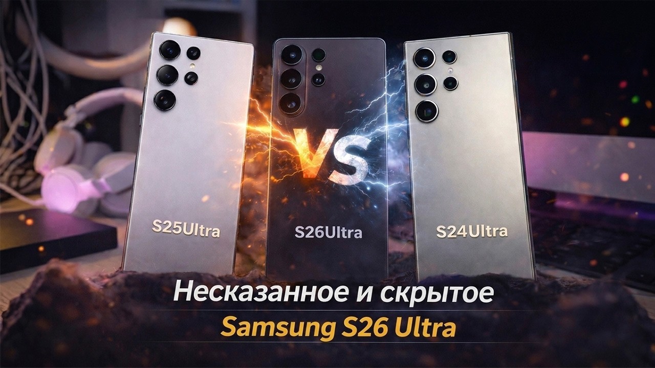 Samsung S26 Ultra — Детальный разбор изменений | Сравнение с S25 Ultra и S24 Ultra