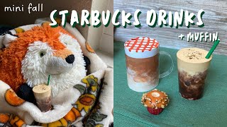 How to Make Fall Starbucks Drinks for Stuffed Animals | Mini Cafe Drinks and Pumpkin Muffin