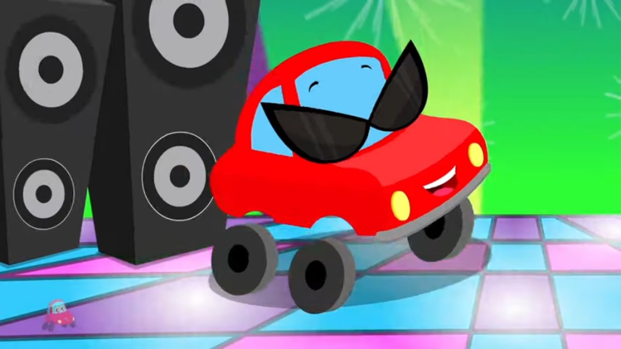 Shake It Little Red Car Songs for Kids Vehicles Videos for children