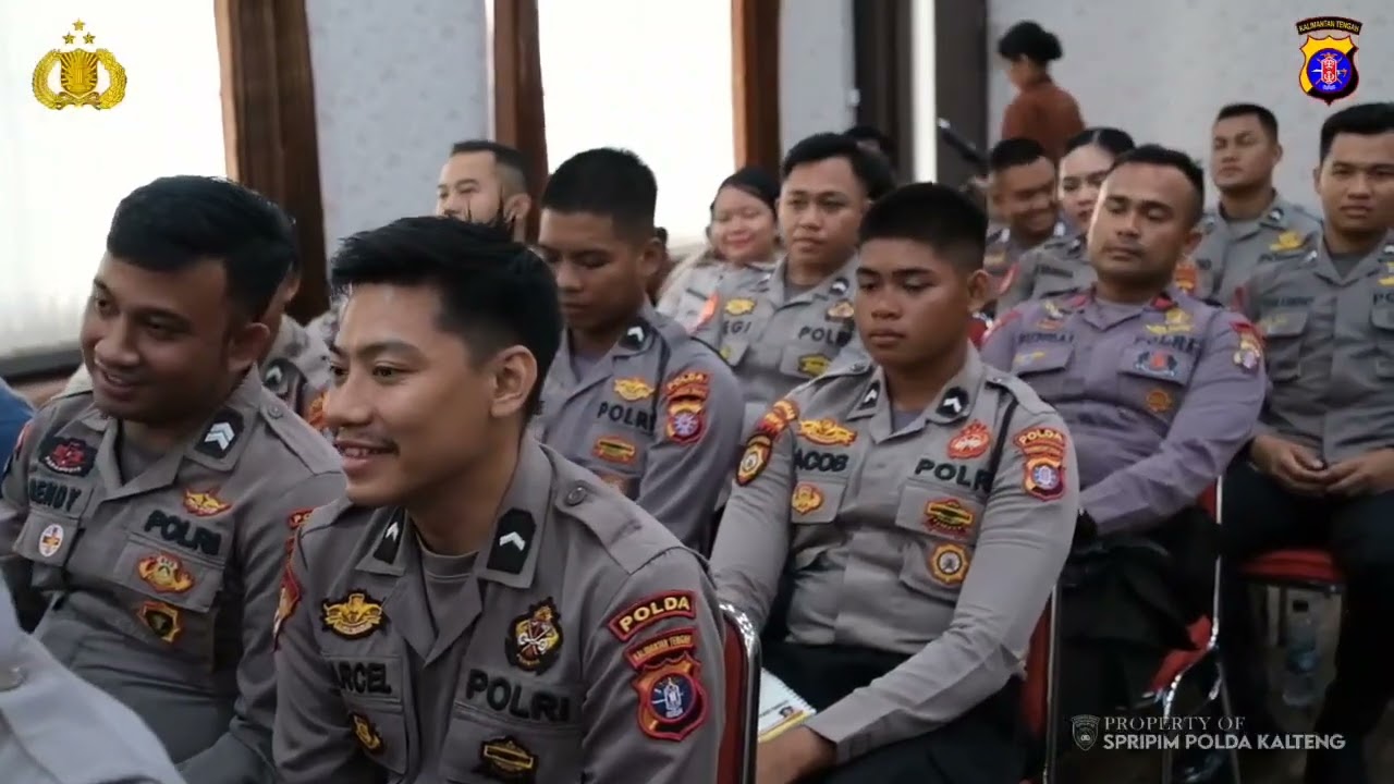 Pembinaan Rohani dan Mental Bersama Personel Polda Kalteng