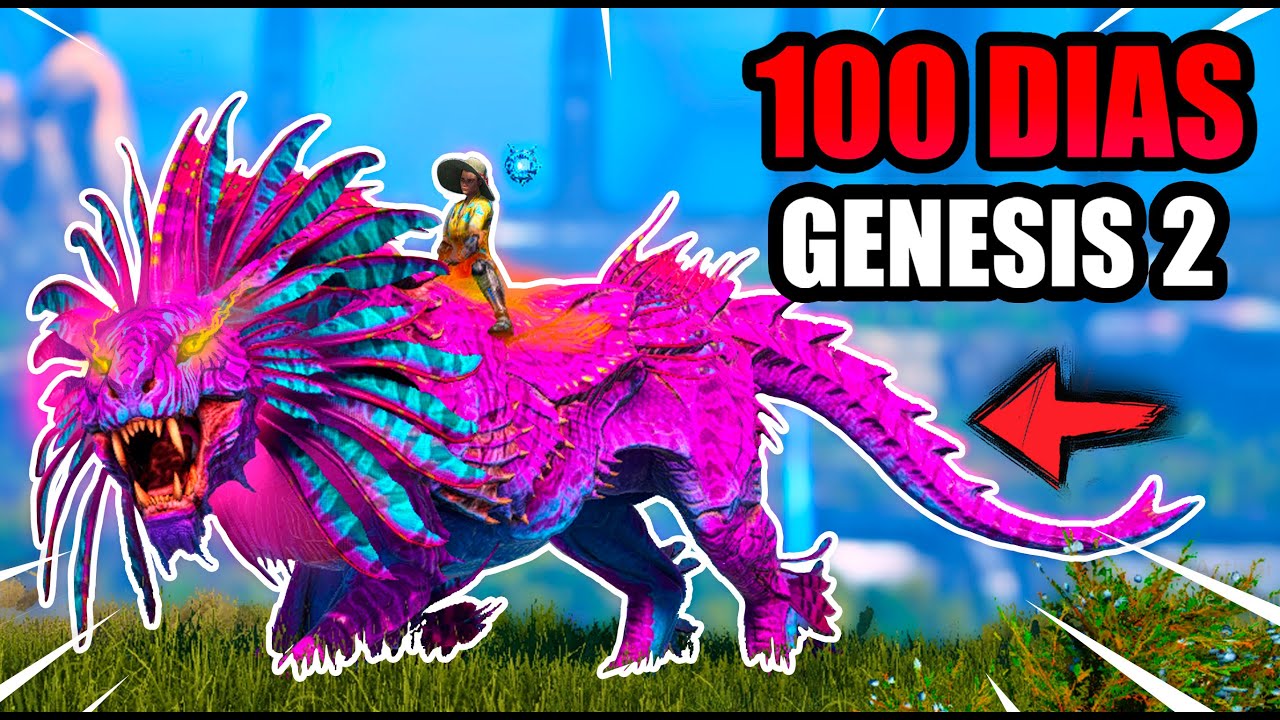 ¡SOBREVIVO 100 DIAS en GENESIS 2! Ark Survival Evolved #8 - YouTube