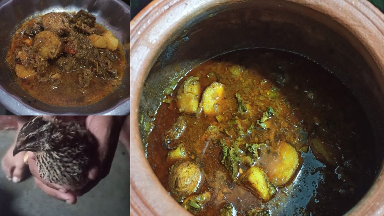 Bater Bird (बटेर) Quail Bird_(Part2) Mati Handi Curry Full Desi Style