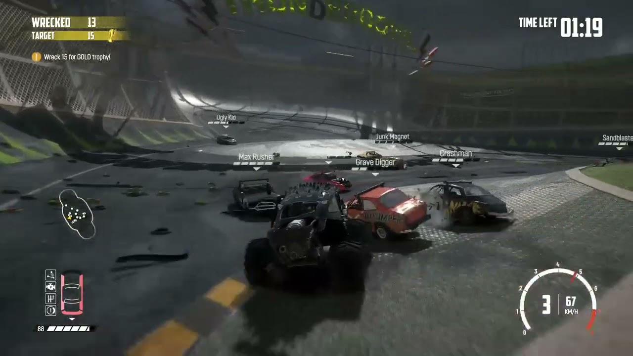 Wreckfest, Bugzilla Destroying The Competition
