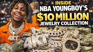 Athlete Statistics Inside NBA YoungBoy’s $10 Million Jewelry Collection | INSANE Chains & Watches