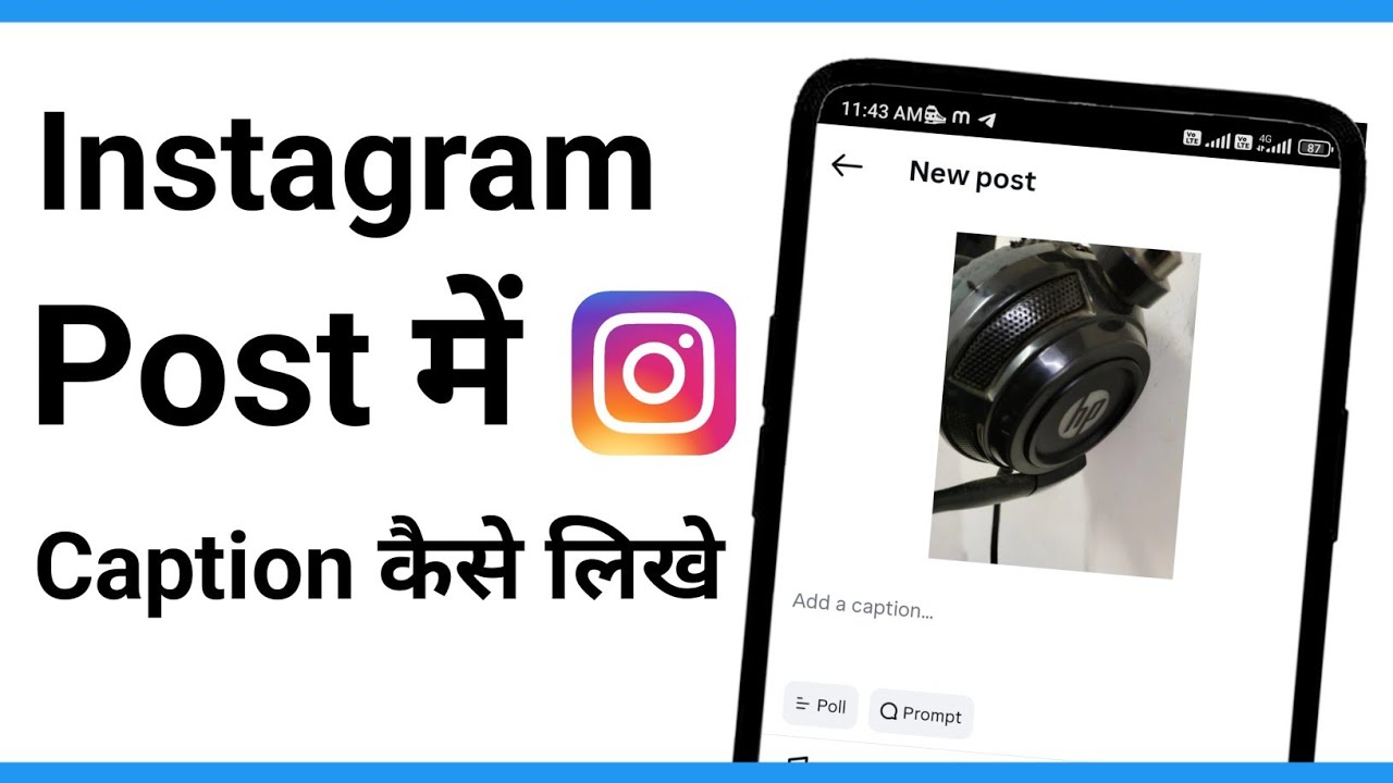 Instagram Post Me Caption Kaise Likhe | Add Caption In Instagram Post