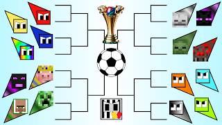 Colors vs Minecraft Tournament - Square Football screenshot 5