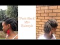 The “Push Back” Afro Hairstyle | South African YouTuber