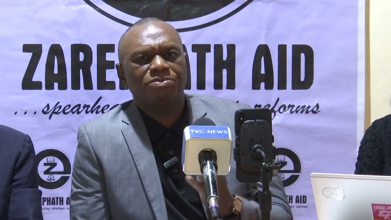 Zarephath Aid Press confrence at press center lagos State high court Ikeja on 3rd of Oct 2025 - 1