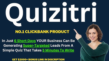 Quizitri Demo - Clickbank - In Just 6 Short Days YOUR Business Can Be Generating Super and Make $356