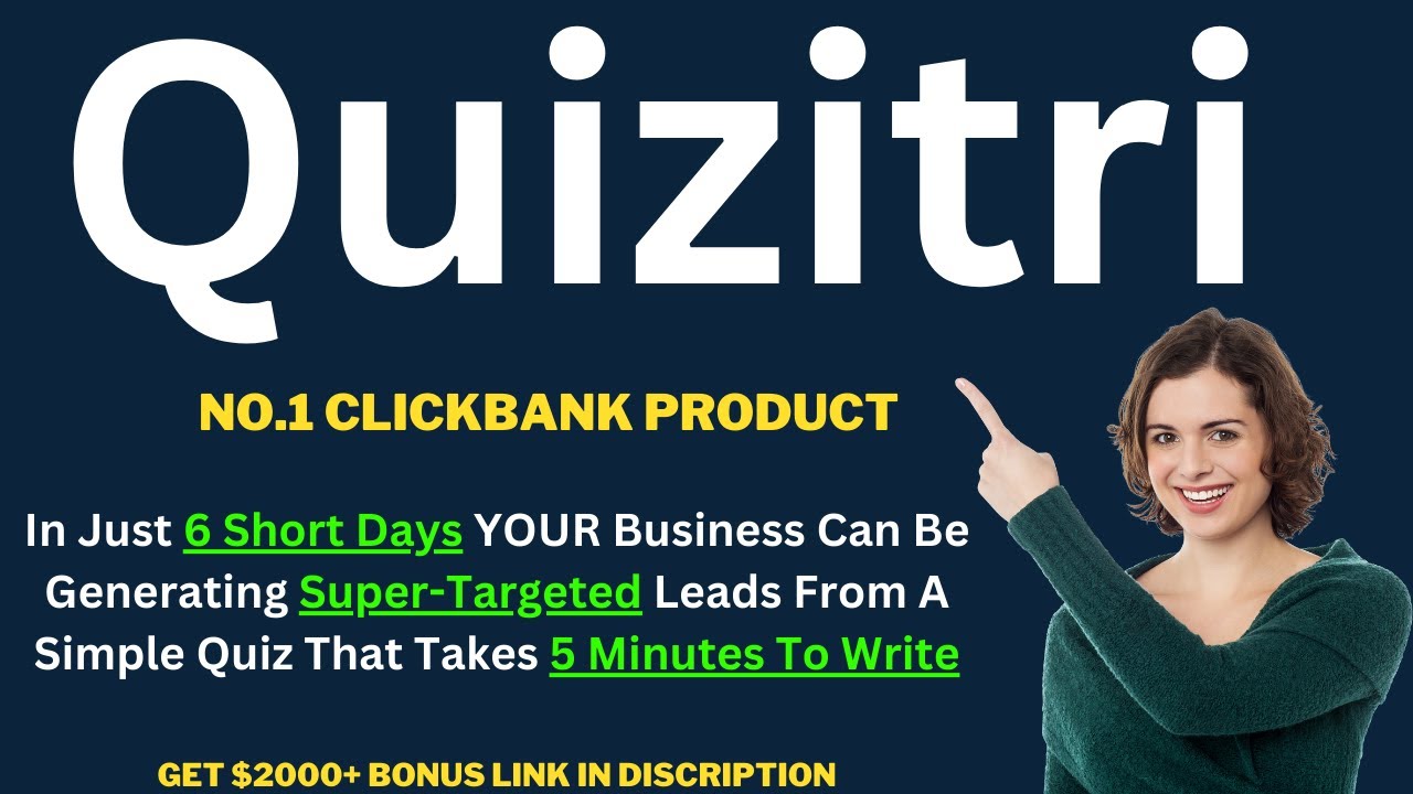 Quizitri Demo - Clickbank - In Just 6 Short Days YOUR Business Can Be Generating Super and Make $356