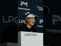 “Everyone has bad days. We all hit bad shots.” Nelly Korda offers advice to young kids