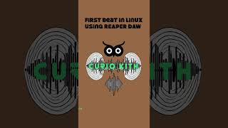 First beat on Linux using REAPER #boombap #linuxaudio