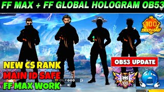 FF Max + FF GLOBAL 3D Hologram Config File | OB52 Free Fire Enemy Location Hack | 3D Hologram File