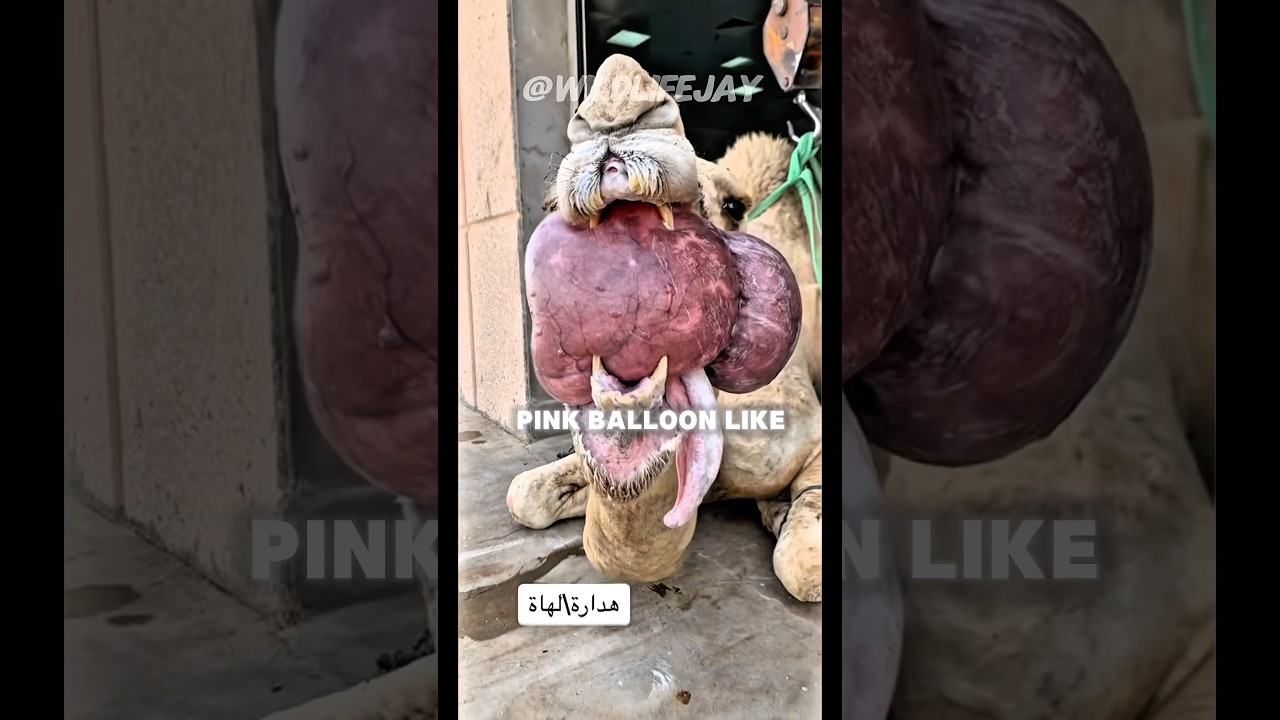 Why Do Male Camels Blow Up Their Throats ?