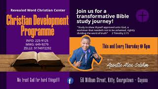 WELCOME TO OUR CHRISTIAN DEVELOPMENT PROGRAMME!!!