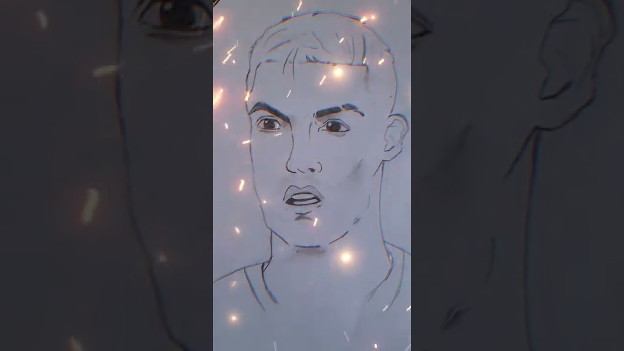 DRAWING A RONALDO | BY ART WITH CC