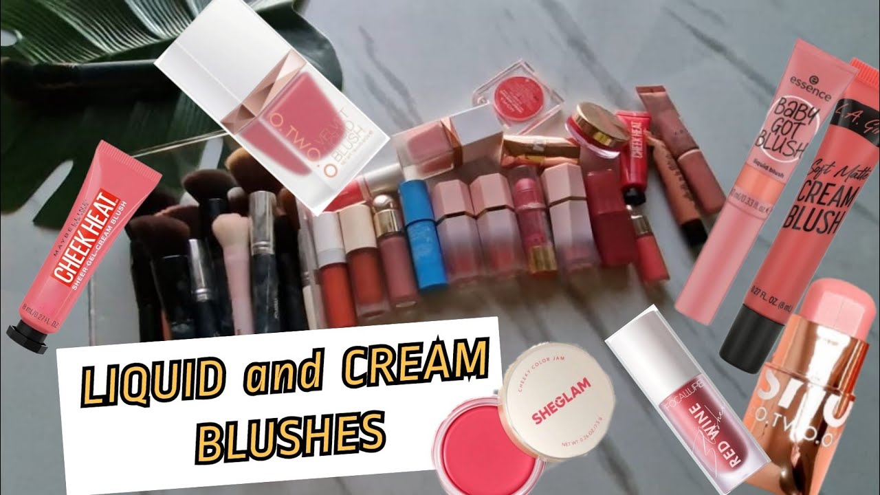 Best drugstore blush | Liquid blush | Cream blush