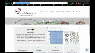 Descarga Instalación y uso de NodeXL