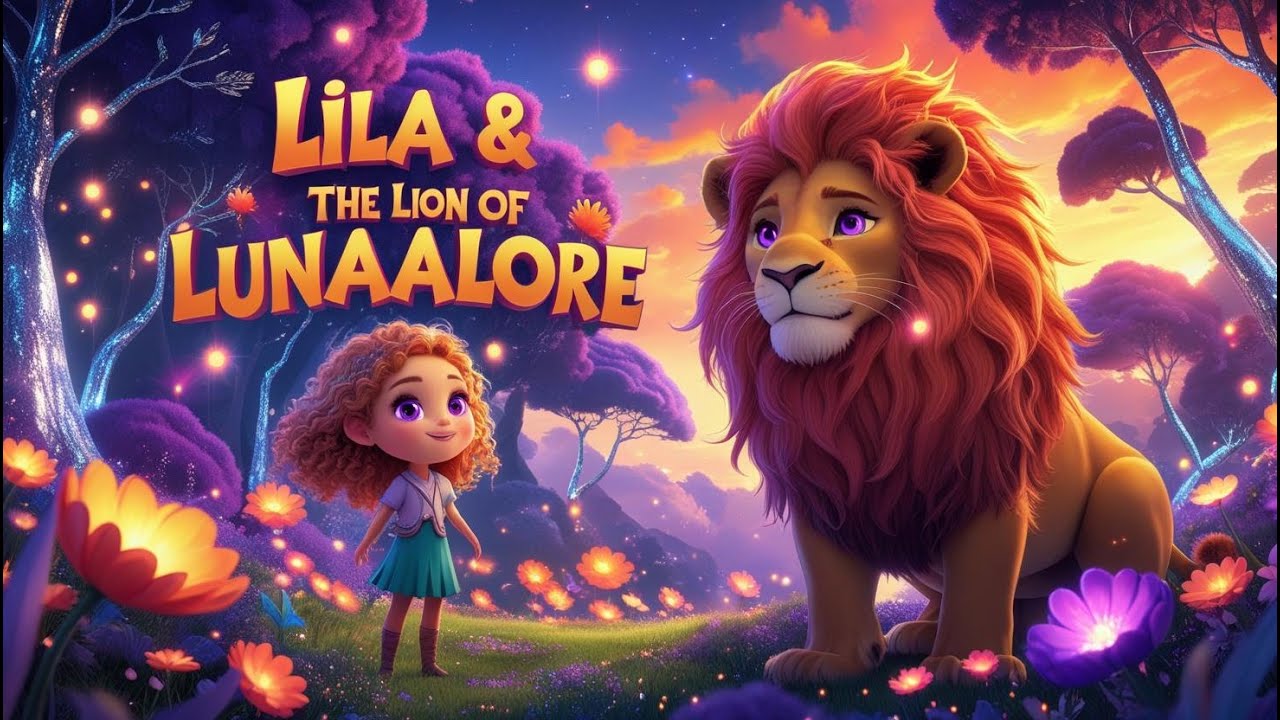 Lila & the Lion 🦁✨ | A Magical Forest Adventure for Kids | Fantasy Bedtime Story