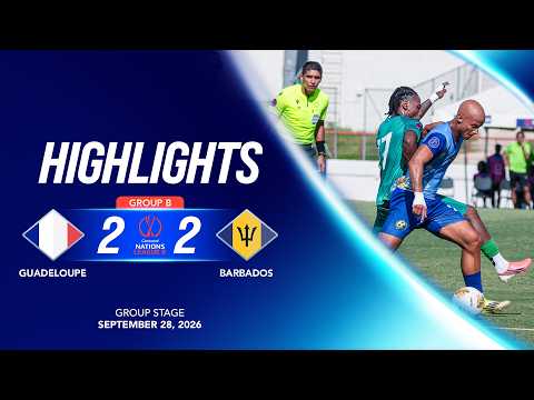 Guadeloupe vs Barbados | 26/27 Concacaf Nations League Group Stage