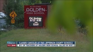 Classes canceled at 2 Jeffco schools