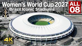 Details FIFA Women’s World Cup 2027 – Brazil’s 8 Iconic Stadiums | 4K Aerial Tour Guide