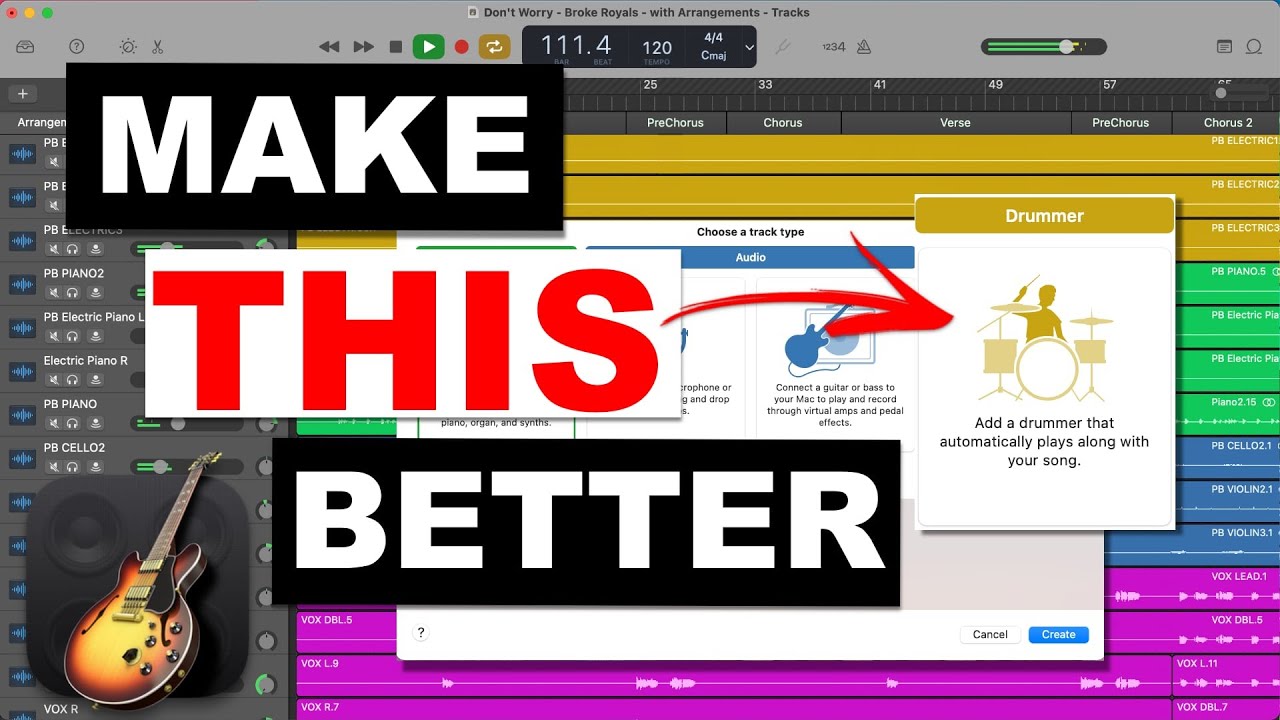 4 AWESOME GarageBand Drummer tricks (you didn't know you could do