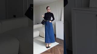 Você pode SIM ser Elegante com Saia Jeans – Veja Como! 👗✨ #moda